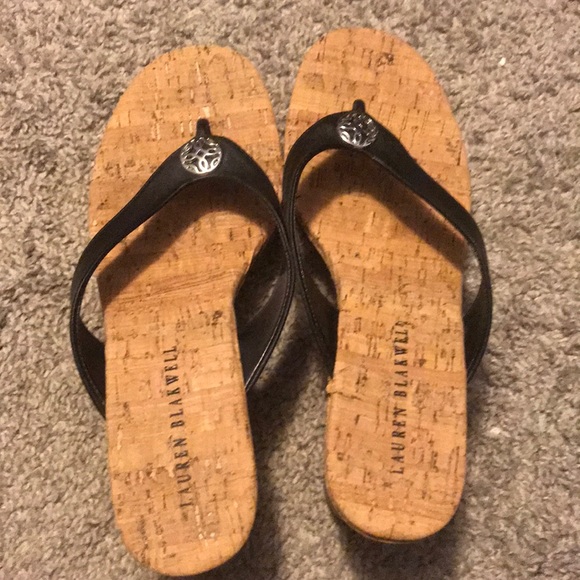 Gorgeous cork heeled wedges! - Picture 1 of 4